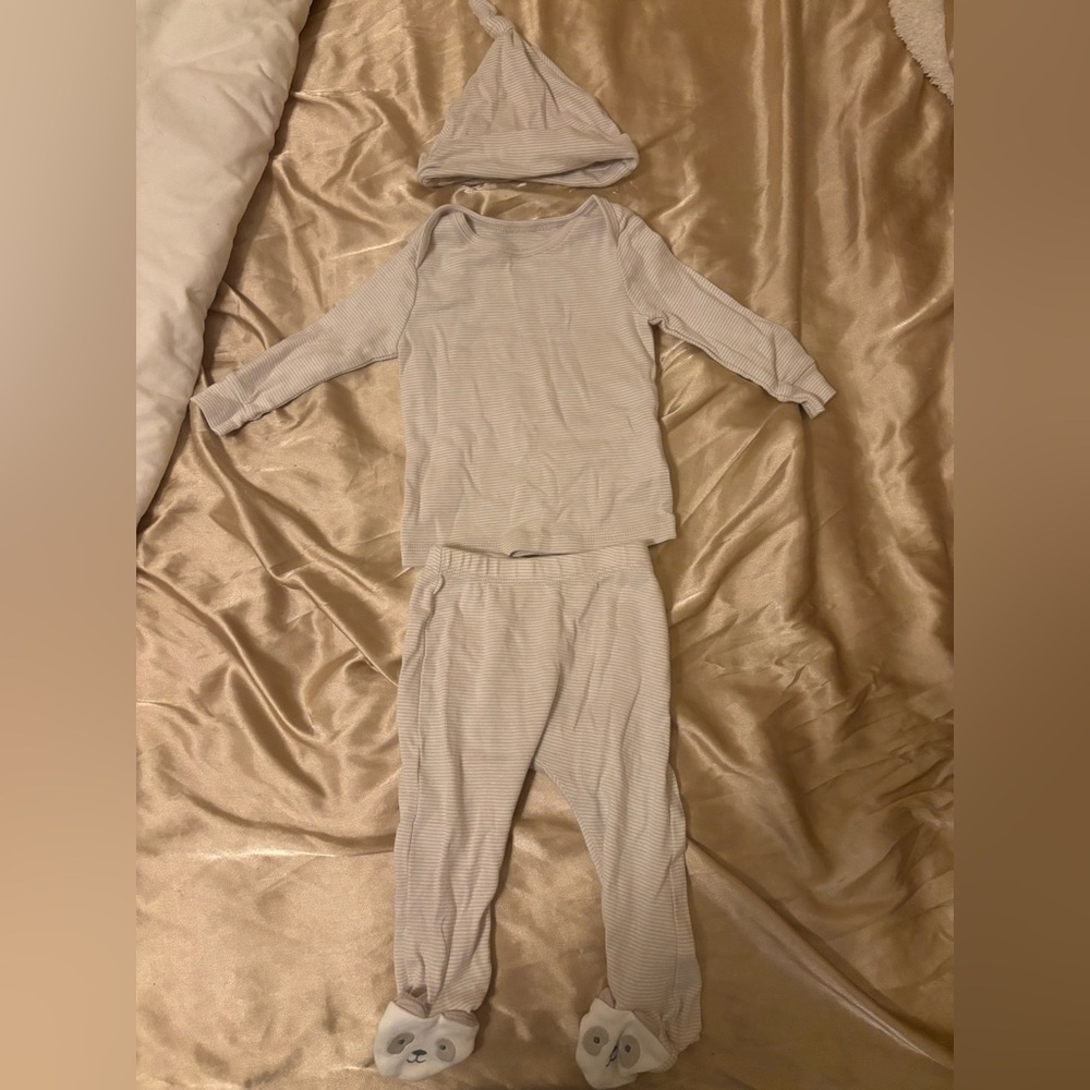 Carter's Cream Kids Matching Set with Hat